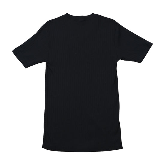 Enrico Golani Ribbed V-Neck Longline Shirt