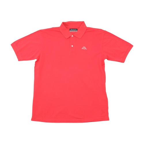 Kappa Red Cotton Pique Logo Polo