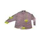 Geegee Textured Oversized Button-Up Shirt