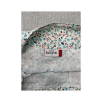 Benotti floral smocked panel skirt