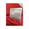 Polo Kappa em piqué de algodão vermelho com logótipo