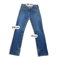 Lee Blue Denim 5-Pocket Bootcut Jeans