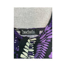 Baci & Abbracci Purple Abstract Floral Slip Dress