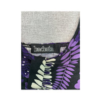 Baci & Abbracci Purple Abstract Floral Slip Dress
