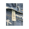 Playboy Allover Bunny Logo Print Wide Leg Denim Jeans