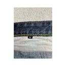 TMX 201 Faded Denim Mini Skirt with Contrast Stitching