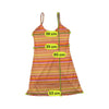 Chevron Zigzag Strappy Mini Dress