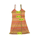 Chevron Zigzag Strappy Mini Dress