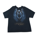 Gildan Grim Reaper Blue Wings Graphic Cotton Shirt