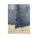 GAS Studded Button Front Denim Mini Skirt