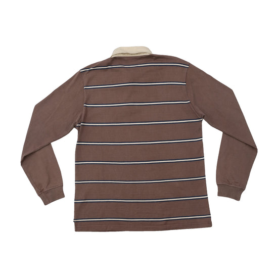 Tom Maso Striped Rugby Polo Shirt