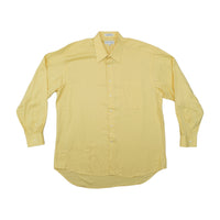 Christian Dior Yellow Cotton Button Up Shirt