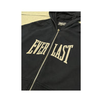 Everlast Vintage Navy Cotton Full Zip Logo Hoodie