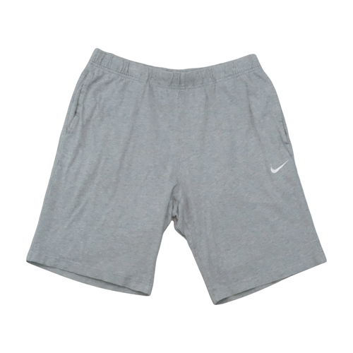 Nike Vintage Gray Cotton Jersey Logo Shorts