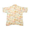 Abstract Painterly Print Viscose Short Sleeve Shirt
