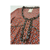 Vestido Pepe Jeans floral de Manga Comprida com Acabamento de Folhos
