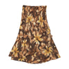 Saia Rosanna Pellegrini floral Assimétrica em Camadas