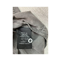 Volcom Gray Cotton Corduroy Snap Front Shirt