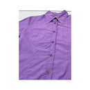 GAS Purple Short Sleeve Button Up Shirt