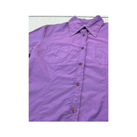 GAS Purple Short Sleeve Button Up Shirt