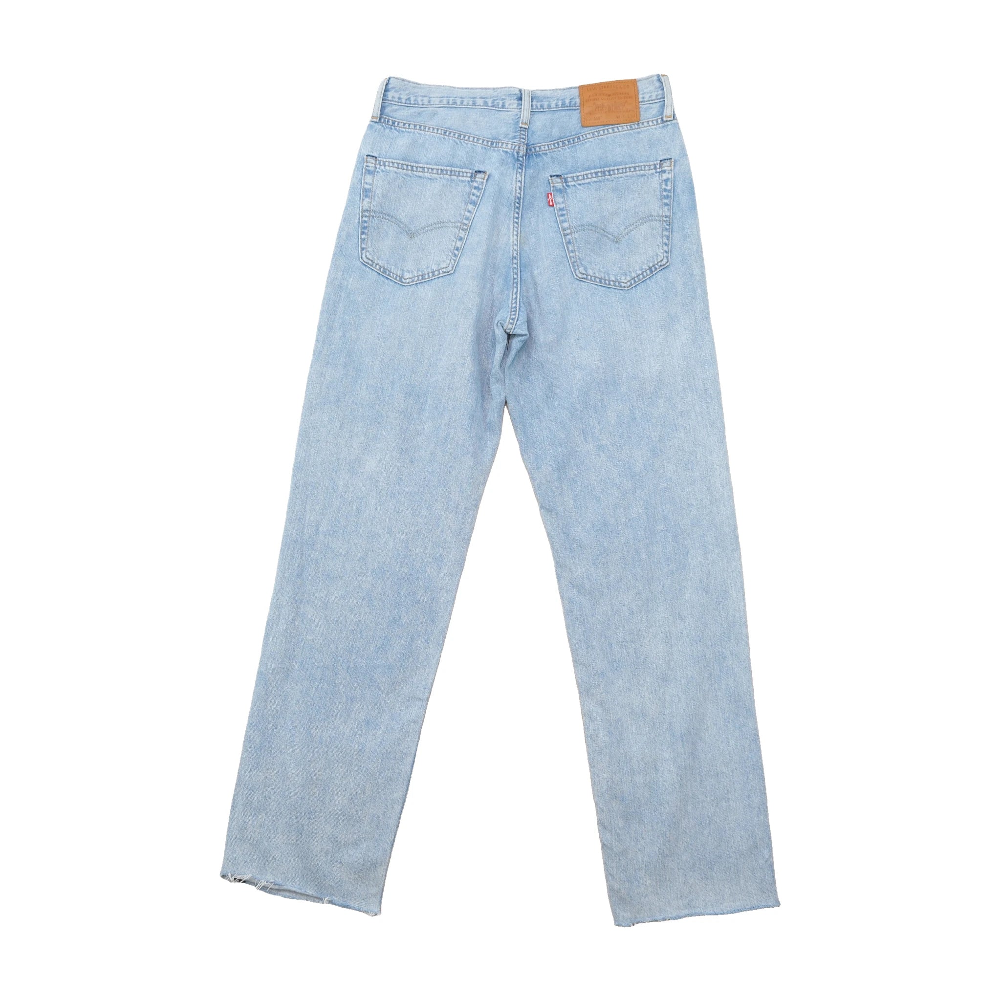 Levi’s Premium Light Wash Cotton Linen Straight Leg Jeans