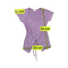 Sonia Fortuna Lavender Tie Front T-shirt (Repriced)