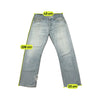 Calças de ganga Levi’s 501 em ganga de Lavagem Clara