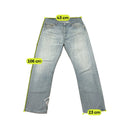 Calças de ganga Levi’s 501 em ganga de Lavagem Clara