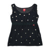 Miss Sixty Embellished Sheer Cotton Tank Top