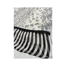 Aniye By Black and White Mixed Print Lace Trim Slip Dress