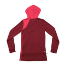 Sweatshirt com capuz Comprida Adidas Climalite Bicolor com Três riscas