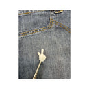Fishbone Studded Denim Mini Skirt