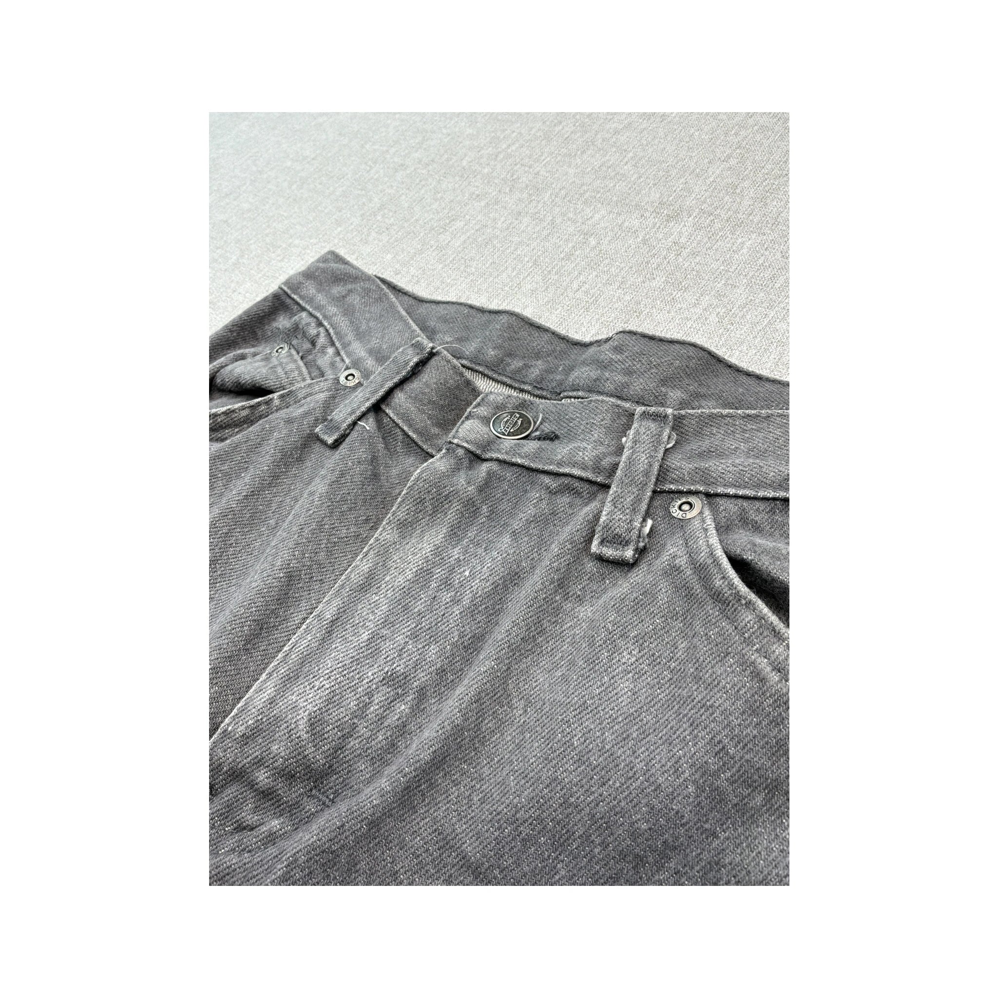 Dickies Vintage Faded Gray Cotton Straight Leg Jeans