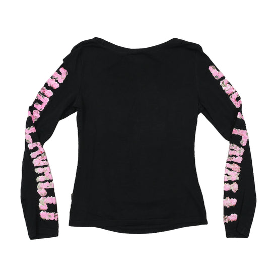 Just Cavalli Floral Graphic Long Sleeve T-shirt