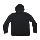 OVO Black Hooded Zip-Up Jacket (Etiqueta com tecido?)