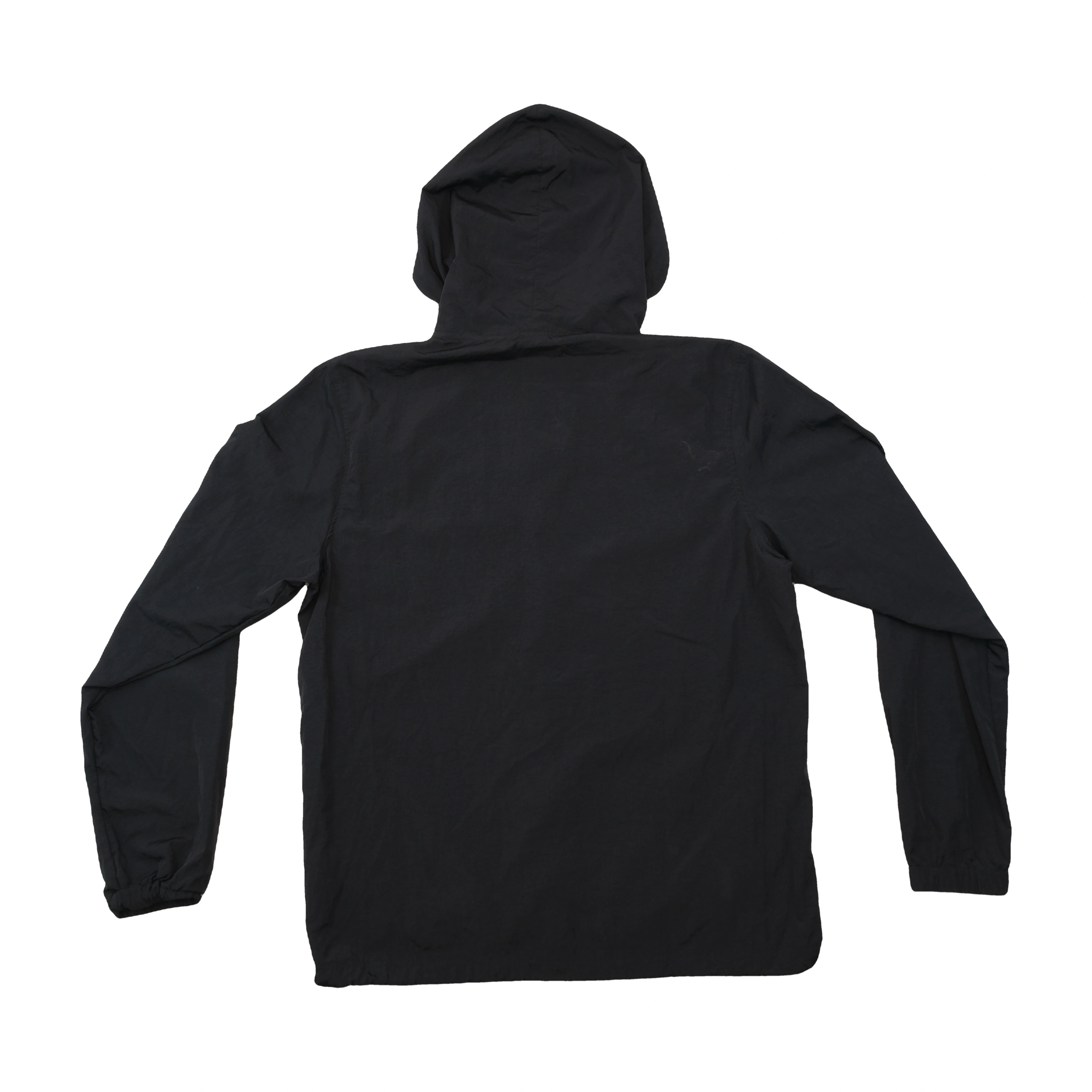 OVO Black Hooded Zip-Up Jacket (Etiqueta com tecido?)