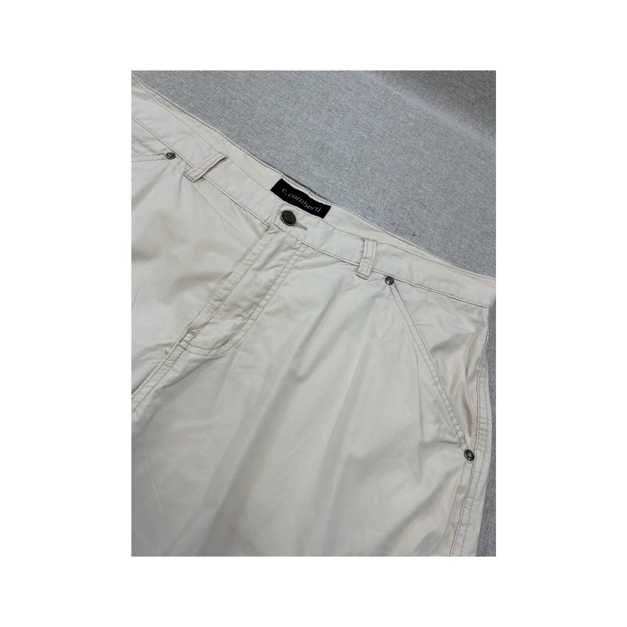 c. comberti Vintage Cotton Cargo Shorts