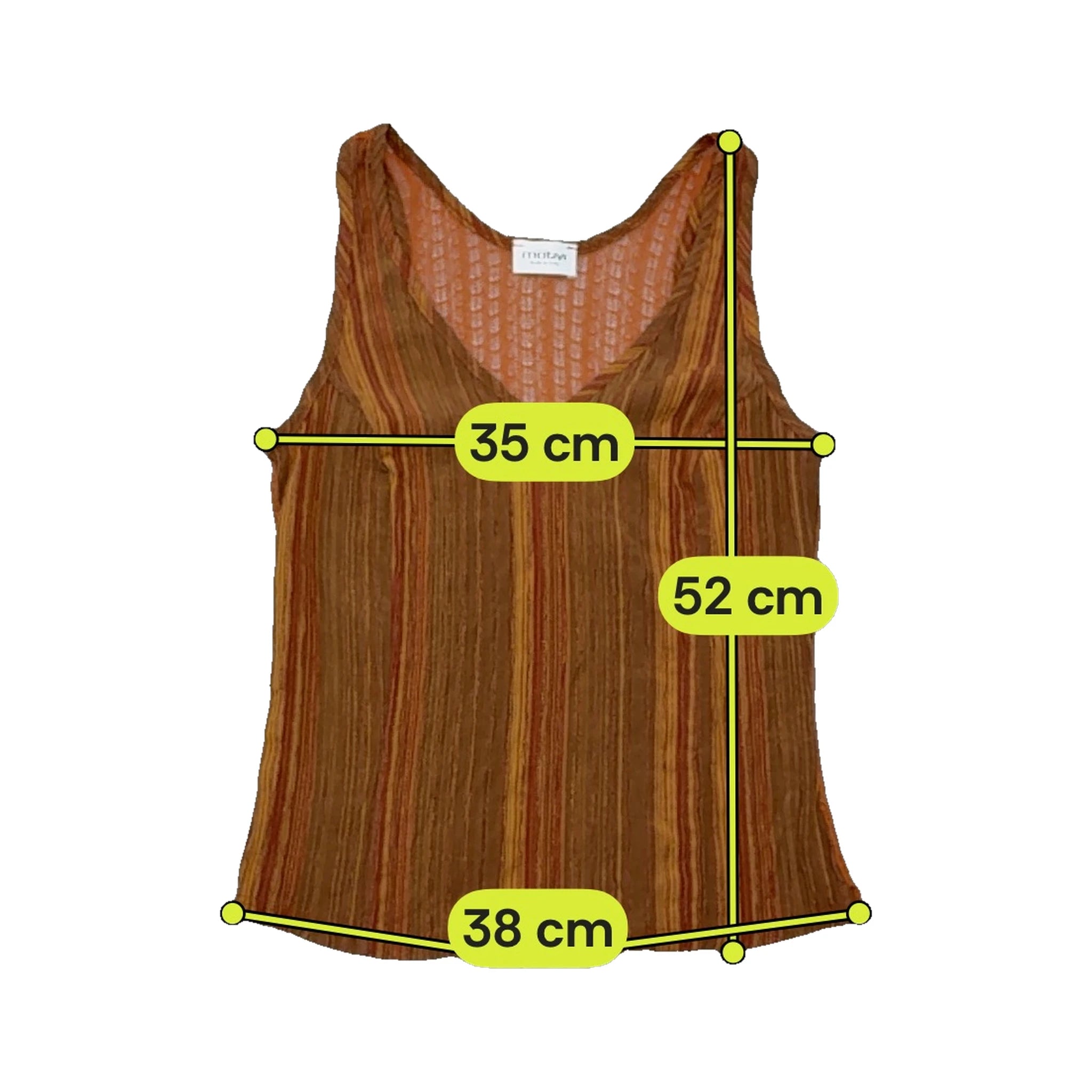Motivi Textured Striped Knit Tank Top