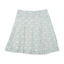Benotti floral smocked panel skirt