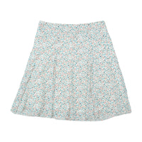 Benotti floral smocked panel skirt