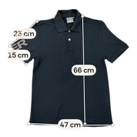 Diadora 100% Cotton Black Piqué Polo Shirt