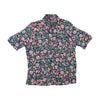 Floral Print Short Sleeve Button Up Shirt