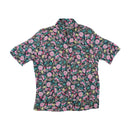 Floral Print Short Sleeve Button Up Shirt
