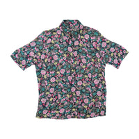 Floral Print Short Sleeve Button Up Shirt