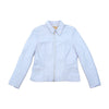 Vintage Merilleno Light Blue Leather Zip Jacket