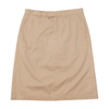 Diesel Beige Logo Embroidered Midi Skirt