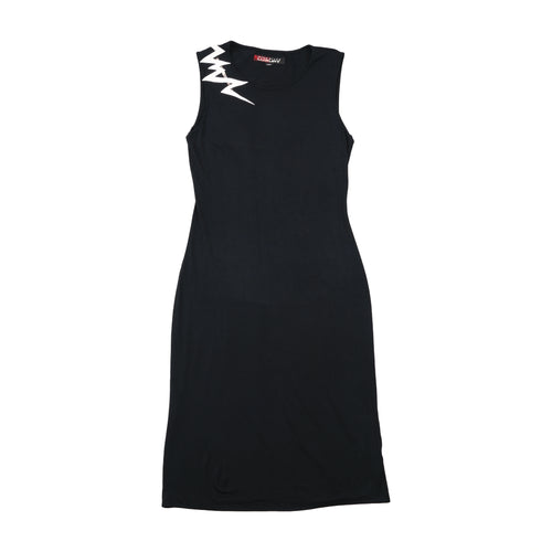 Miss Sixty Y2K Zigzag Cutout Midi Dress