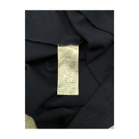 Lacoste Slim Fit Navy Striped Collar Cotton Polo Shirt
