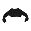 Casaco de malha cropped Gilgamesh Transparente