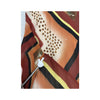 Made in Italy Patchwork Paisley Floral Tie Shoulder Handkerchief Hem Midi Dress
